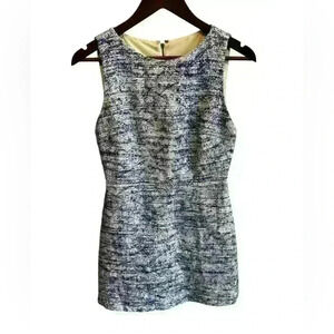 Alice + Olivia Gena Boucle Tweed Dress Size 6